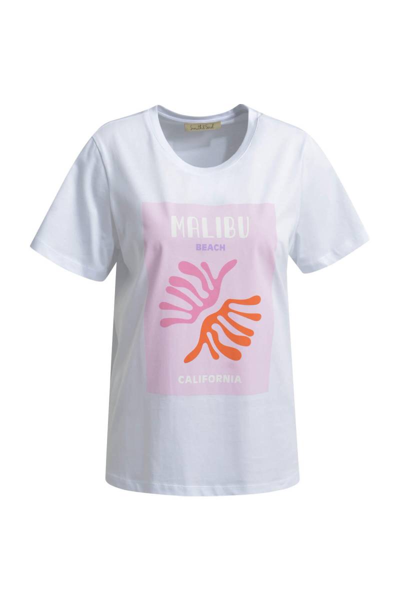 Smith&Soul - T-Shirt Table Book Print soft pink print - Gr. - S von Smith&Soul