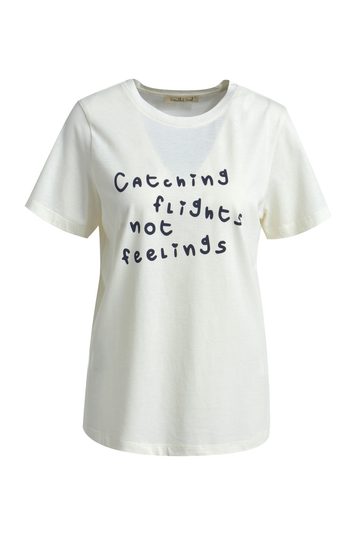 Smith&Soul - T-shirt Wording Print cream white - Gr. - XL von Smith&Soul