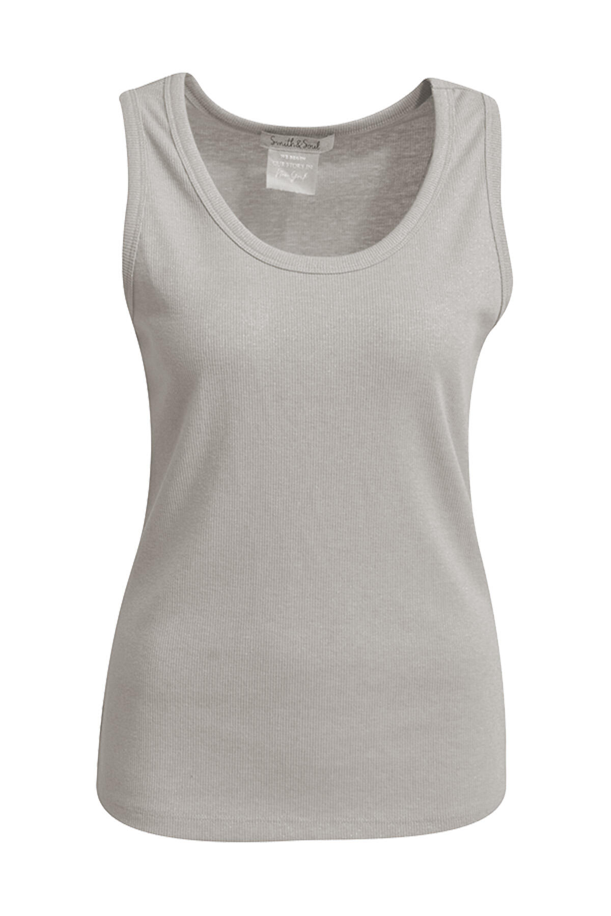 Smith&Soul - Tank top silver grey - Gr. - XS von Smith&Soul