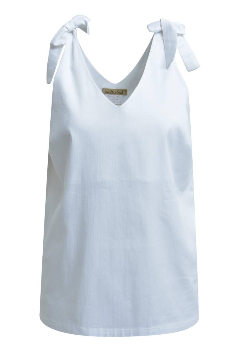 Smith&Soul - Top with Knot white - Gr. - S von Smith&Soul