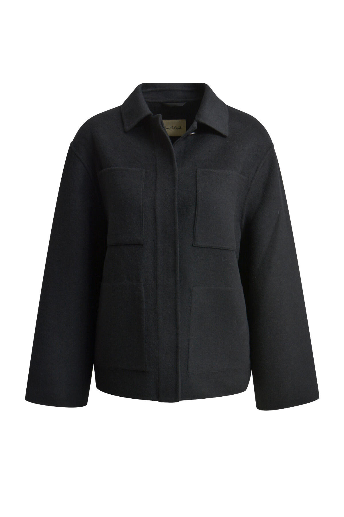 Smith&Soul - Wool Jacket black - Gr. - L von Smith&Soul