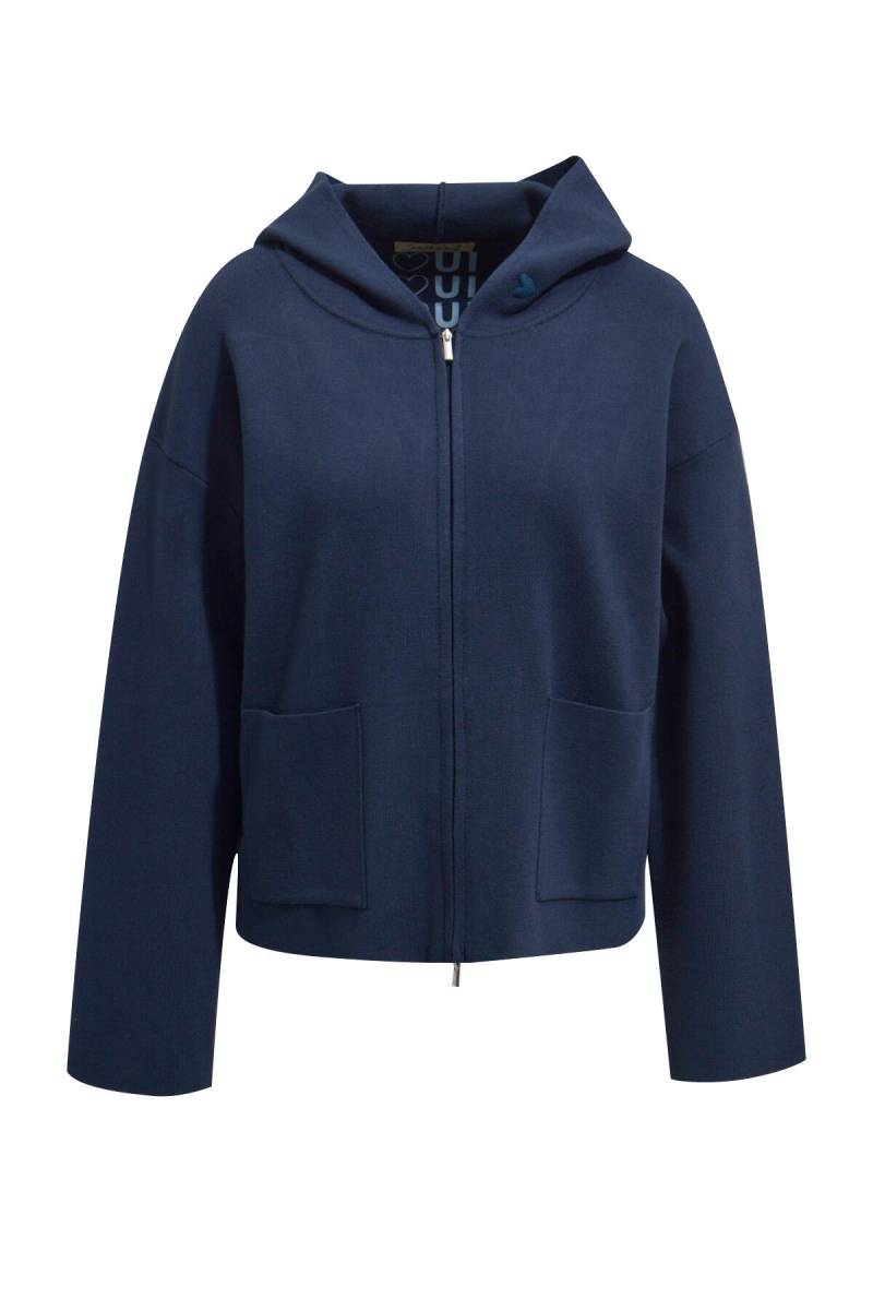 Smith&Soul - Zipper Cardigan with hood marine - Gr. - M von Smith&Soul