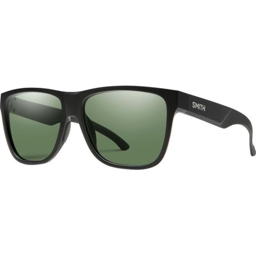 Smith Lowdown XL 2 Mattschwarz ChromaPop Grau Grün Wrap Around Sonnenbrille für Unisex-Erwachsene von Smith