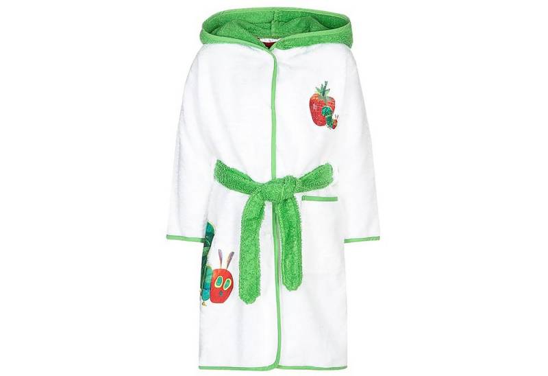 Smithy Kinderbademantel Die kleine Raupe Nimmersatt, 93% Baumwolle, 7% Polyester von Smithy