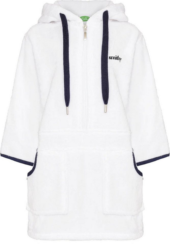 Smithy Kinderbademantel Bade-Hoodie - Bademantel Reißverschluss, Frottee, Kapuze, Reißverschluss, made in Europe von Smithy