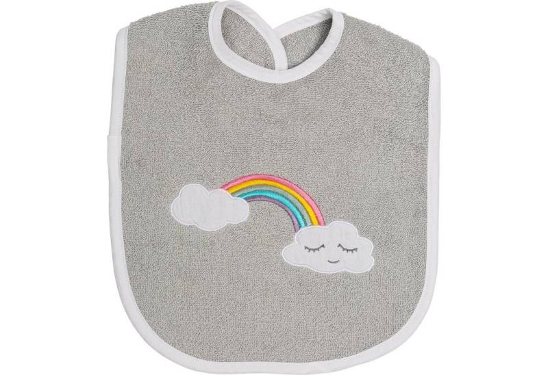 Smithy Lätzchen Wolkenweich Regenbogen Frottee, 24 x 24 cm von Smithy