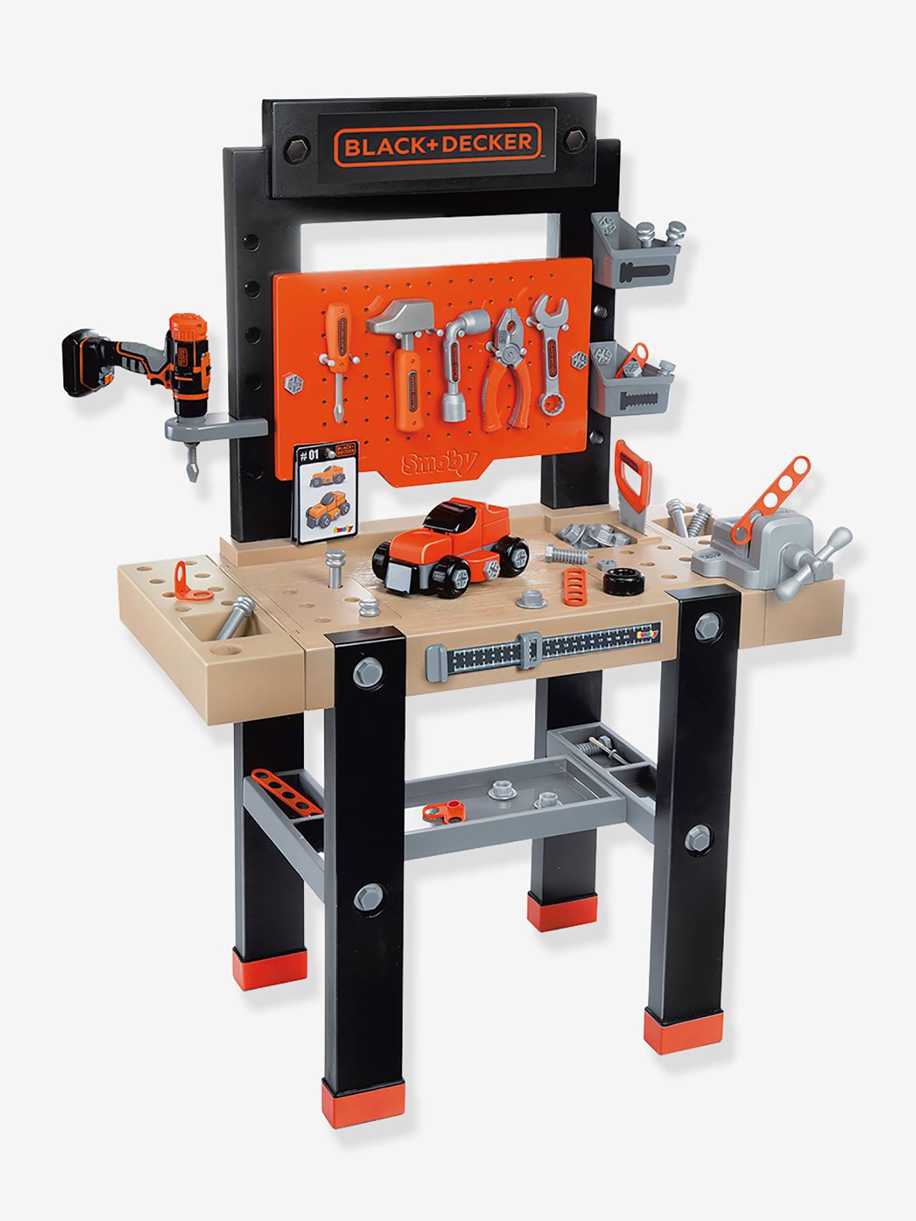 Kinder Spiel-Werkbank BRICOLO CENTER BLACK+DECKER SMOBY von Smoby