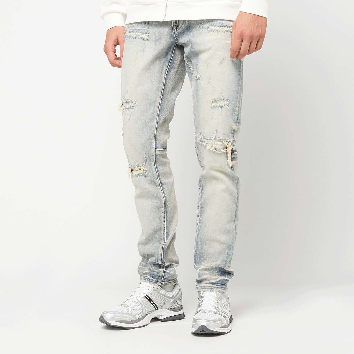 Crystal Effect Washed Jeans Zenium von Smoke Rise