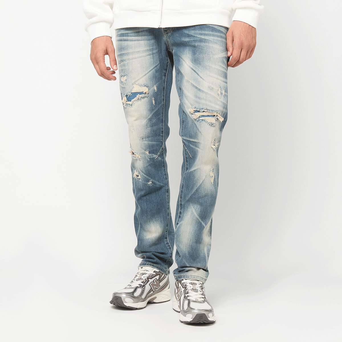 Haze Effect Washed Jeans von Smoke Rise