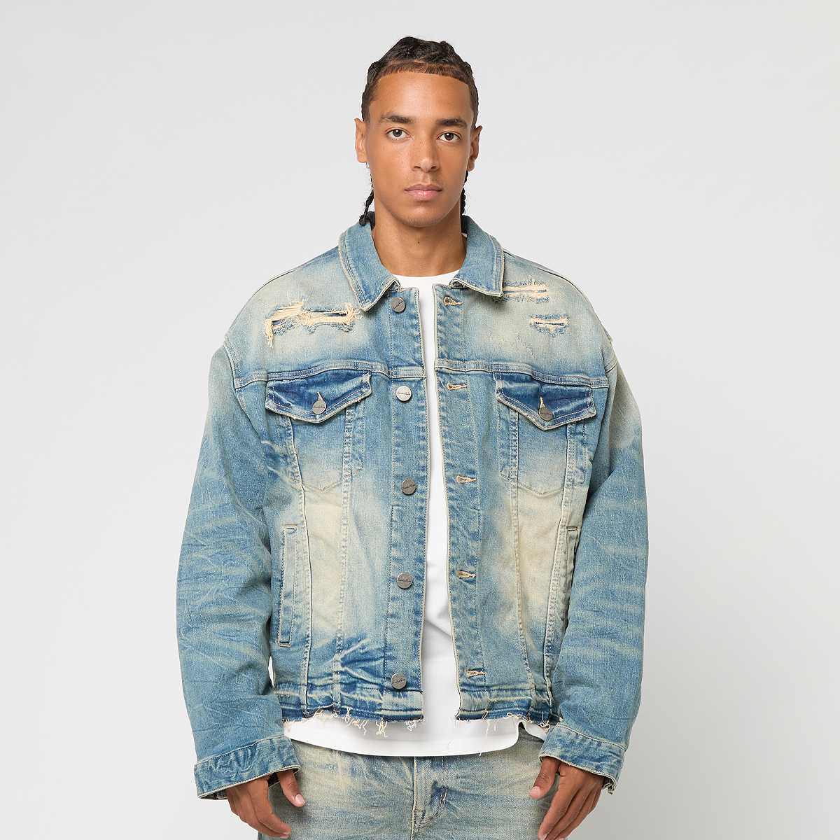 Heavy Whisker Effect Jacket von Smoke Rise
