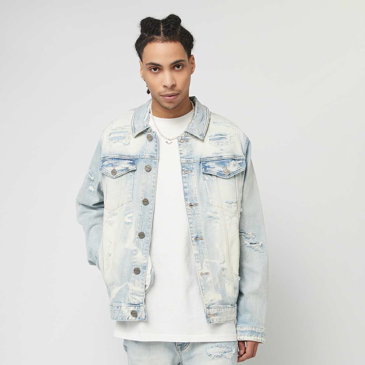 Vintage Rip & Repair Denim Jacket von Smoke Rise