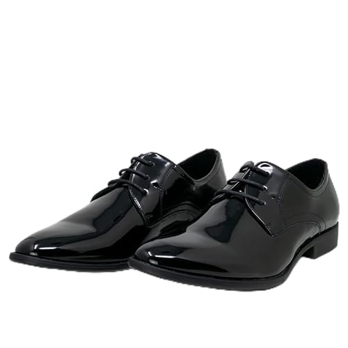 Smokies Lackschuhe Edward klassisch und mit Futter aus Leder Herrenschuh Smokingschuhe, (40 EU Edward schwarz) von Smokies