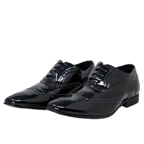 Smokies Lackschuhe George klassischer Schnürer Herrenschuh Smokingschuhe, (42 EU George schwarz) von Smokies