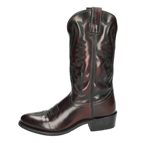 Smoky Mountain Boots,Denver Series,Herren Westernstiefel,Western Toe,strapazierfähiges Leder,Gummisohle & Westernabsatz,Obermaterial aus Synthetik & Leder,Stahlschaft, Schwarz (Black Cherry), 44 EU von Smoky Mountain Boots