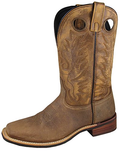 Smoky Mountain Boots | Hopalong Serie | Kleinkind Westernstiefel | U-Toe Leder | TPR Sohle & Walking Heel | Synthetik Futter | Used-Look von Smoky Mountain Boots