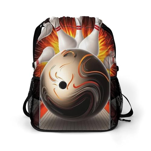 Sporttasche für Damen und Herren, Strand- und Seereisen, Seesack, großes Fassungsvermögen, Sport-Rucksack mit Kordelzug, Stil-9, 45.5x41.5x36cm von SmtSec