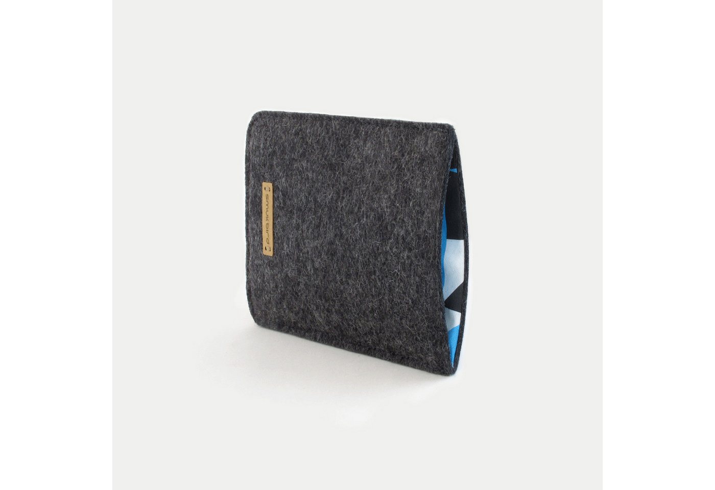 Smukbird Handytasche Handytasche LET für iPhone 15 Pro Max, aus Filz, anthrazit Smukbird Handytasche Handytasche LET für iPhone 15 Pro Max, aus Filz, anthrazit von Smukbird