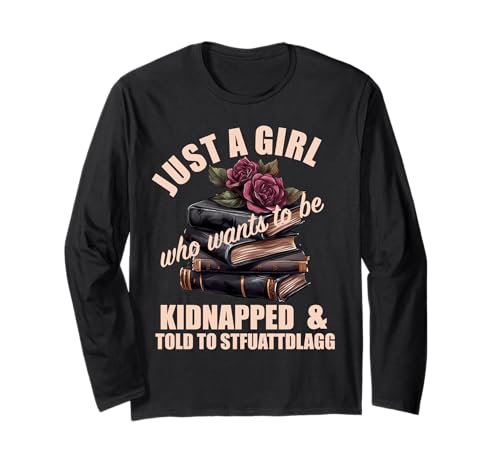 Dark Romance Women Told to STFUATTDLAGG Smutt Book Merch Langarmshirt Dark Romance Women Told to STFUATTDLAGG Smutt Book Merch Langarmshirt von Smutt Book Gifts