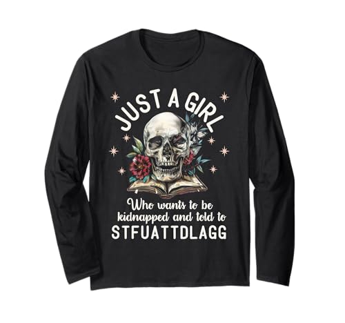 Dark Romance Smutt Book Fanartikel STFUATTDLAGG Good Girl Trigger Langarmshirt Dark Romance Smutt Book Fanartikel STFUATTDLAGG Good Girl Trigger Langarmshirt von Smutty Book Lover Gifts