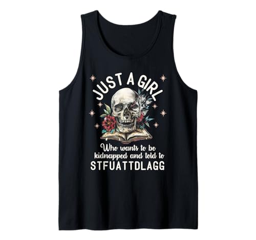 Dark Romance Smutt Book Fanartikel STFUATTDLAGG Good Girl Trigger Tank Top Dark Romance Smutt Book Fanartikel STFUATTDLAGG Good Girl Trigger Tank Top von Smutty Book Lover Gifts