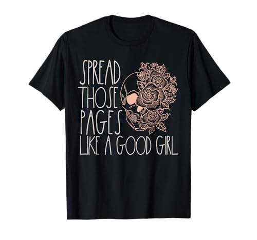 Smutt Book Merch Spicy Good Girls Read Dark Romance Spread T-Shirt Smutt Book Merch Spicy Good Girls Read Dark Romance Spread T-Shirt von Smutty Book Lovers Gifts For Women