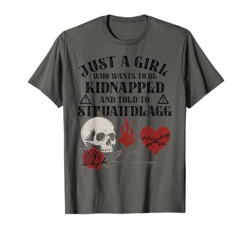 Dark Romance Smutt Book Merch Nur EIN gutes Mädchen STFUATTDLAGG T-Shirt von Smutty Book Lovers Gifts Women