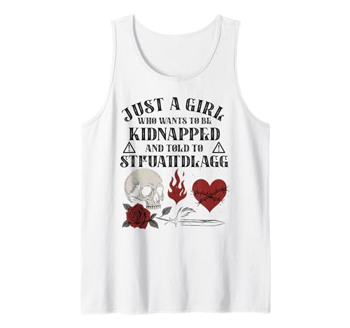 Dark Romance Smutt Book Merch Nur EIN gutes Mädchen STFUATTDLAGG Tank Top von Smutty Book Lovers Gifts Women