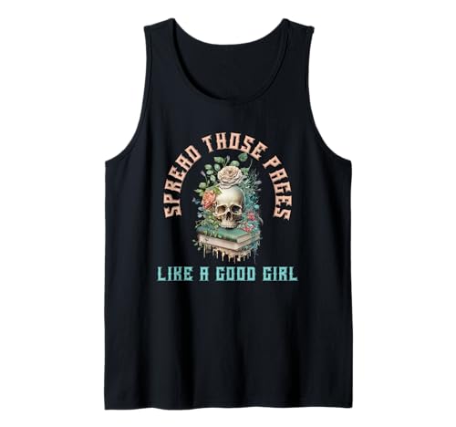 Spicy Bookish Merch Smutt Book Dark Romance Good Girl Seiten Tank Top Spicy Bookish Merch Smutt Book Dark Romance Good Girl Seiten Tank Top von Smutty Book Lovers Gifts
