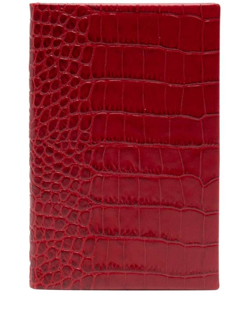 Smythson Chelsea Notizbuch (16,7cm x 11,2cm) - Rot von Smythson