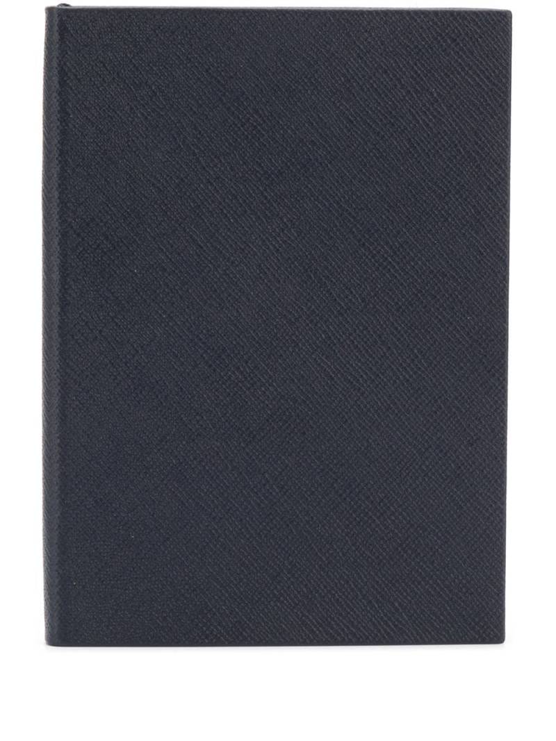 Smythson Notizbuch mit Logo-Prägung - Blau von Smythson