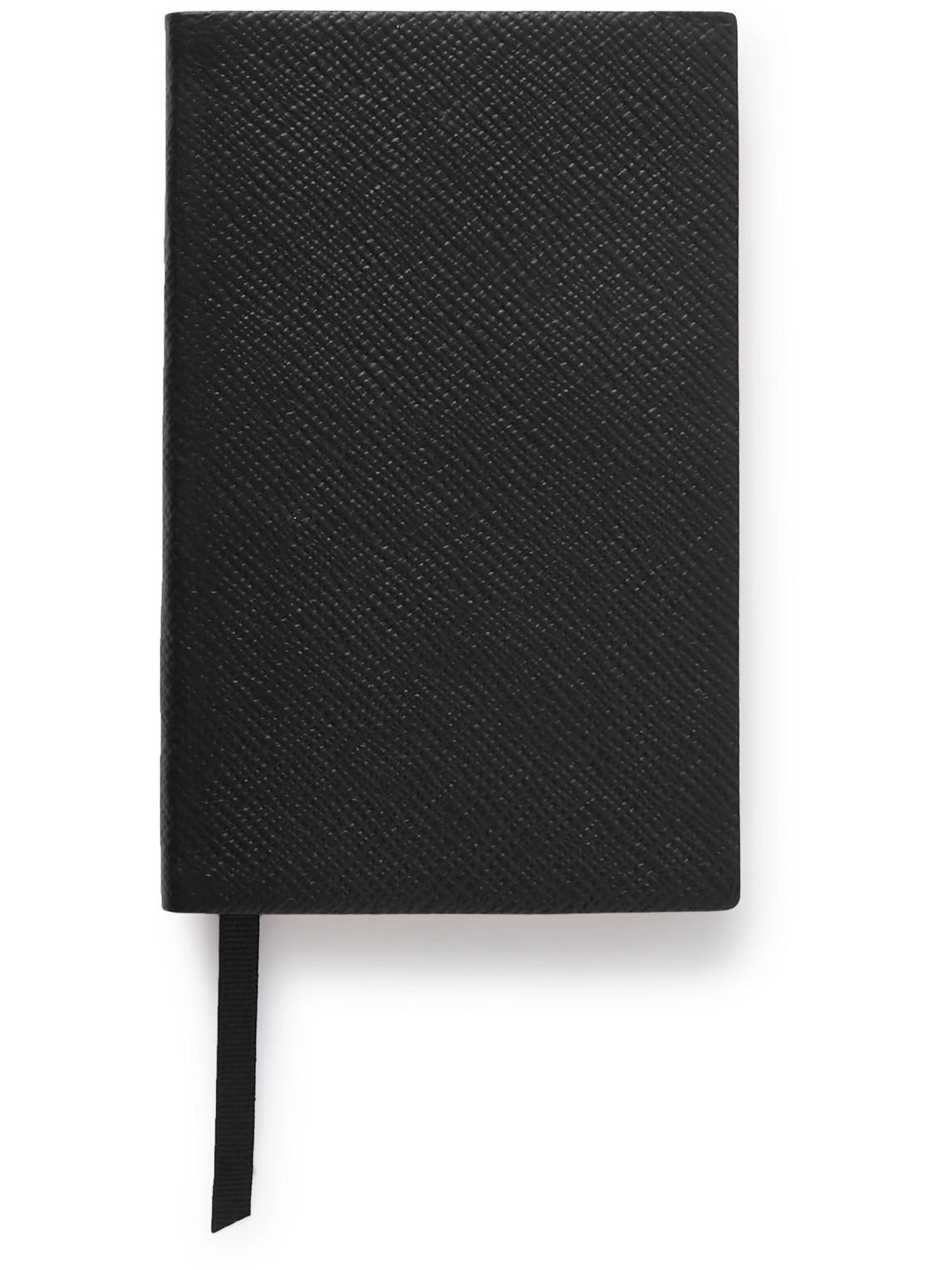 Smythson - Panama Cross-Grain Leather Notebook - Men - Black von Smythson