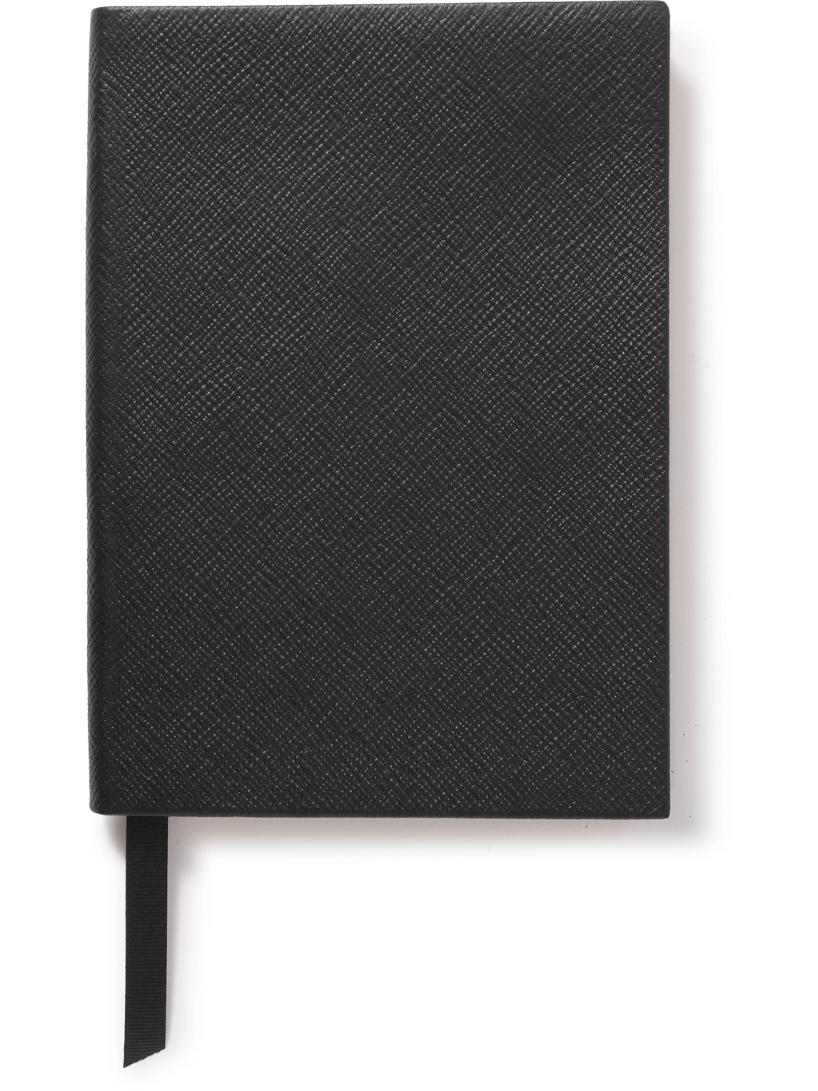 Smythson - Panama Soho Cross-Grain Leather Notebook - Men - Black von Smythson