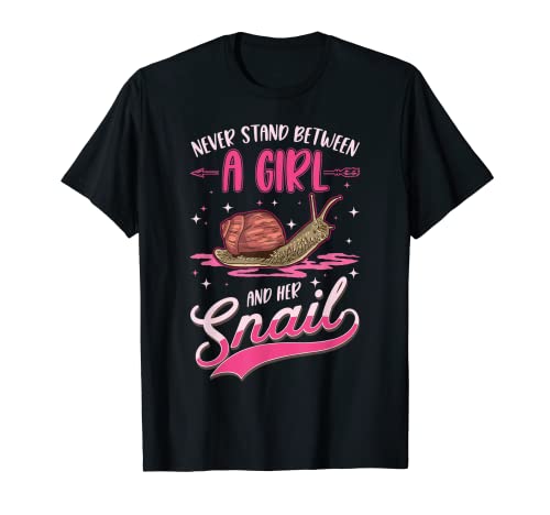 Schnecken Mädchen Weinbergschnecke Schnecke T-Shirt von Snail Landschnecke Weinbergschnecke Kleidung