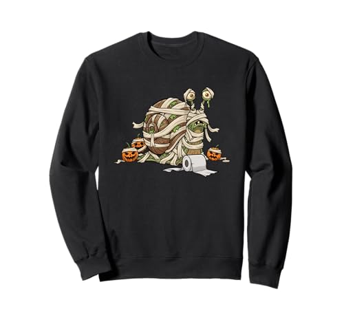 Lustige Schnecke Mama Kürbis Halloween Kinder Herren Damen Sweatshirt von Snail Lovers Cute Halloween Outfits for Boy Girl