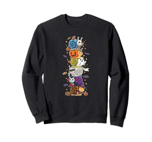 Lustige Schnecke Hexe Vampir Geist Halloween Kinder Herren Damen Sweatshirt Lustige Schnecke Hexe Vampir Geist Halloween Kinder Herren Damen Sweatshirt von Snail Lovers Halloween Skeleton Mummy Outfits