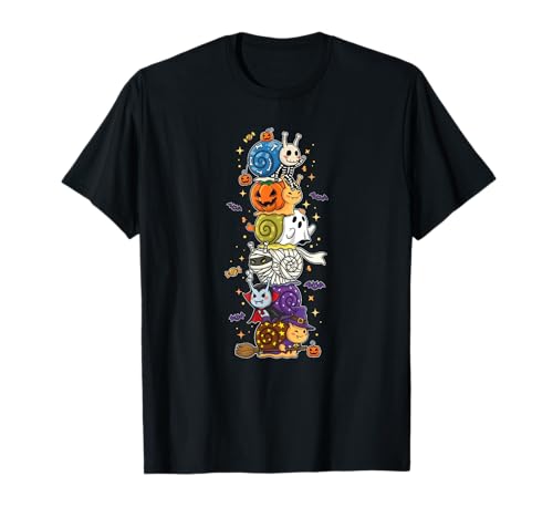 Lustige Schnecke Hexe Vampir Geist Halloween Kinder Herren Damen T-Shirt Lustige Schnecke Hexe Vampir Geist Halloween Kinder Herren Damen T-Shirt von Snail Lovers Halloween Skeleton Mummy Outfits