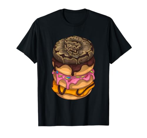 Coole Schlange für Männer und Frauen Donut Ball Python Reptilien Donut T-Shirt Coole Schlange für Männer und Frauen Donut Ball Python Reptilien Donut T-Shirt von Snake Gift Python Snake Lover Accessories & Stuff