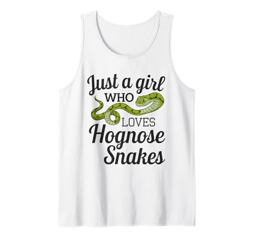 Nur EIN Mädchen, das Hognose Snakes Reptile Cute Snake liebt Tank Top von Snake Lover