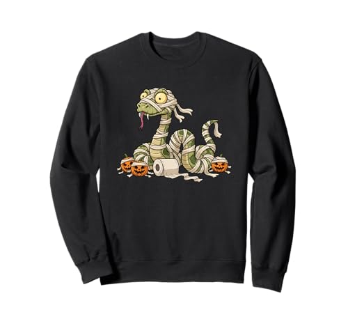 Lustige Schlangen-Mumie Kürbis Halloween Kinder Herren Damen Sweatshirt Lustige Schlangen-Mumie Kürbis Halloween Kinder Herren Damen Sweatshirt von Snake Lovers Cute Halloween Outfits for Boy Girl