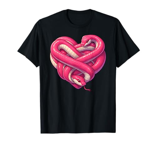 Rosa Schlangenherz Tierliebhaber Valentinstag Jungen Mädchen Kinder T-Shirt Rosa Schlangenherz Tierliebhaber Valentinstag Jungen Mädchen Kinder T-Shirt von SnakeAxis1
