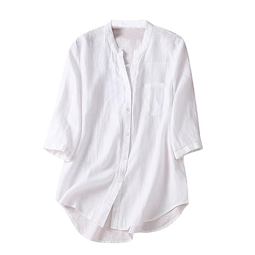 Musselin Hemd Damen Leinenhemd Leinenbluse Weiße Bluse Damen Bluse Kurzarm Kurzarm Bluse Damen Bluse Damen Kurzarm Kurzarm Blusen Damen Bluse Damen Musselin Bluse Musselin Bluse Damen Oversized von Snakell