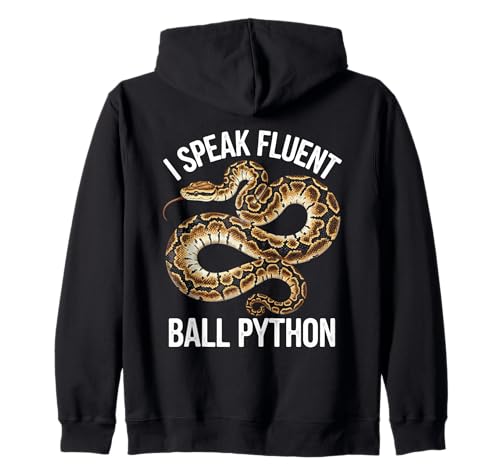 I speak fluent Ball Python Snake für Frauen Snake Kapuzenjacke I speak fluent Ball Python Snake für Frauen Snake Kapuzenjacke von Snakes Reptile legless reptiles Ball Python