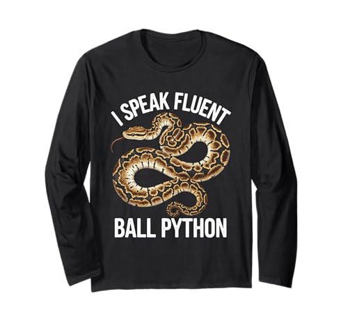 I speak fluent Ball Python Snake für Frauen Snake Langarmshirt I speak fluent Ball Python Snake für Frauen Snake Langarmshirt von Snakes Reptile legless reptiles Ball Python