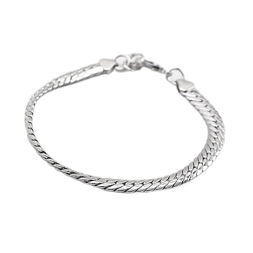Armband Sterling Silber Armband Klassisch Einfach 18k Gold Armband Mode Uni Schmuck Armbänder & Armbänder Damenschmuck von SnamicE