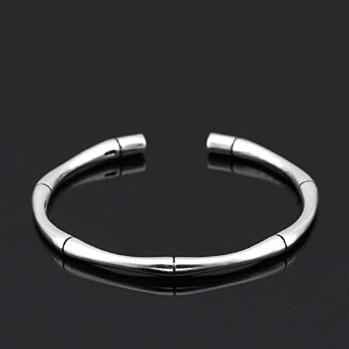 Kettenarmbänder, Manschettenarmband, Silber Armbänder, Sterling Silber Farbe Multisegmente Offen Verstellbare Armbänder Armband Frauen Kettenarmbänder, Manschettenarmband, Silber Armbänder, Sterling Silber Farbe Multisegmente Offen Verstellbare Armbänder Armband Frauen von SnamicE