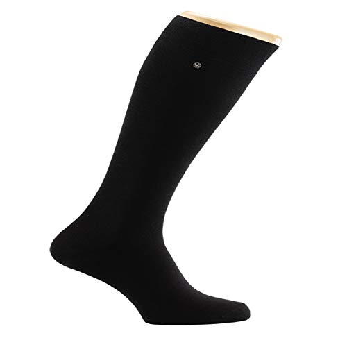 Snap Sock 2er Pack Kniestrümpfe Wolle/Seide Excellent, schwarz von Snap Sock