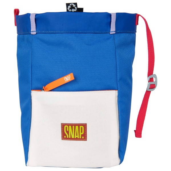 Snap - Big Chalk Fleece Bag - Chalkbag blau/weiß von Snap