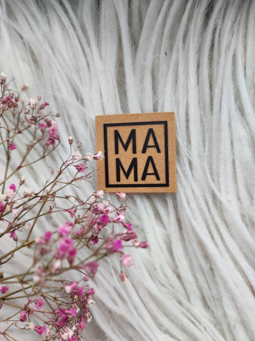 Snappap-Patch Mama Mom Beanie Mütze Family Label Diy von SnapliebeKerakerz