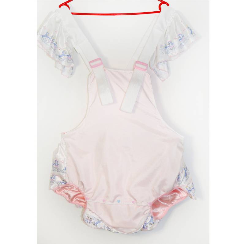 Abdl Prinzessin Strampler Pinguin Überhose, Spitzenband | L/xl von SnapyLand