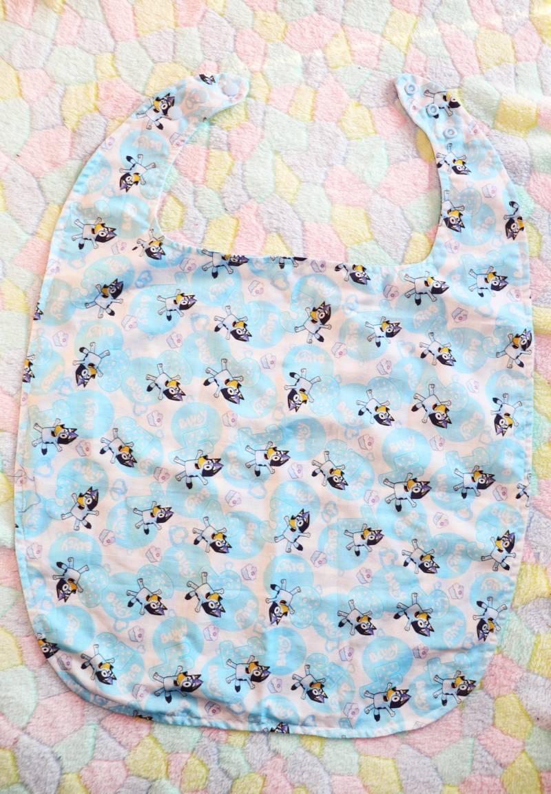 Erwachsene Baby Lätzchen Bluey Abdl Snaps Verschluss Erwachsene Baby Lätzchen Bluey Abdl Snaps Verschluss von SnapyLand